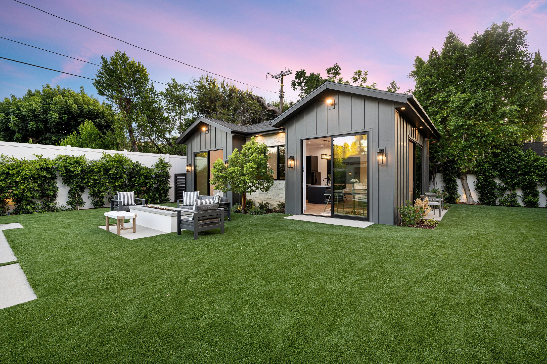 Modern backyard ADU